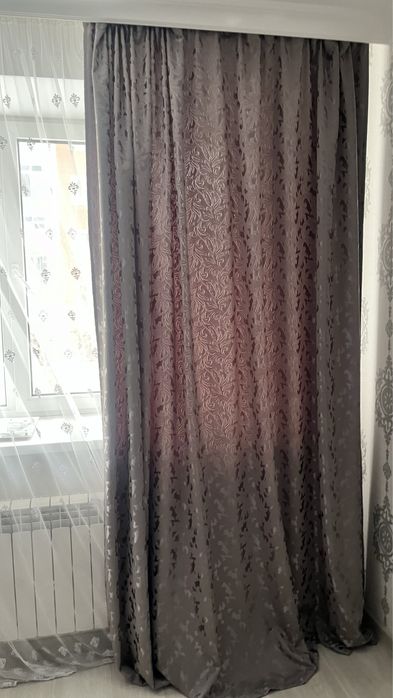 Продам шторы вместе с тюлем