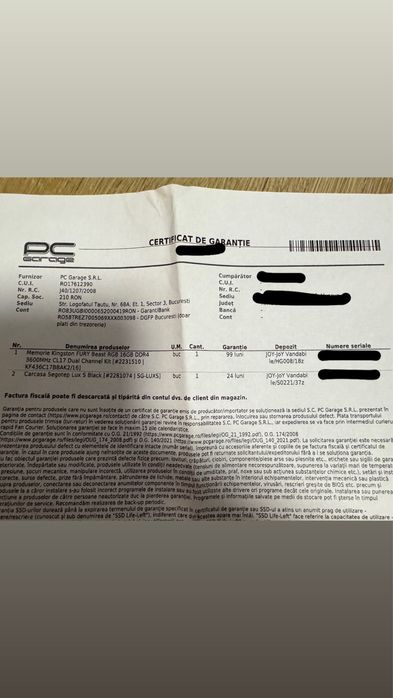 Memorie Kingston FURY Beast RGB 16GB DDR4 3600MHz