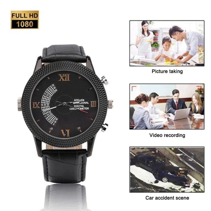 Vand ceas spion camera ascunsa, video si audio