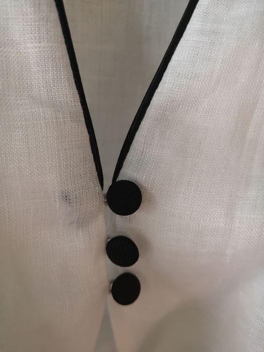 Ленен топ Massimo Dutti