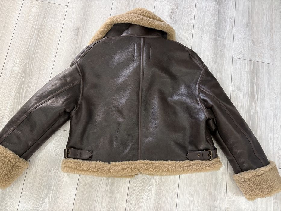 Zara Яке в кафяво и каракул