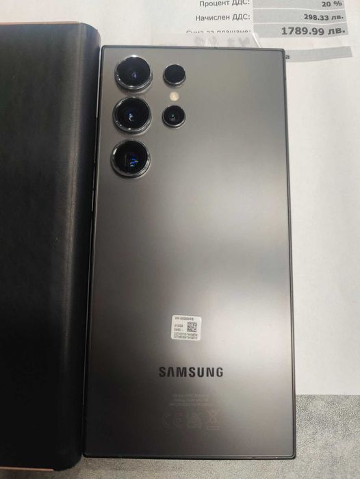 Samsung s24 Ultra 12ram/512gb Titanium Black  С документ платен Кеш