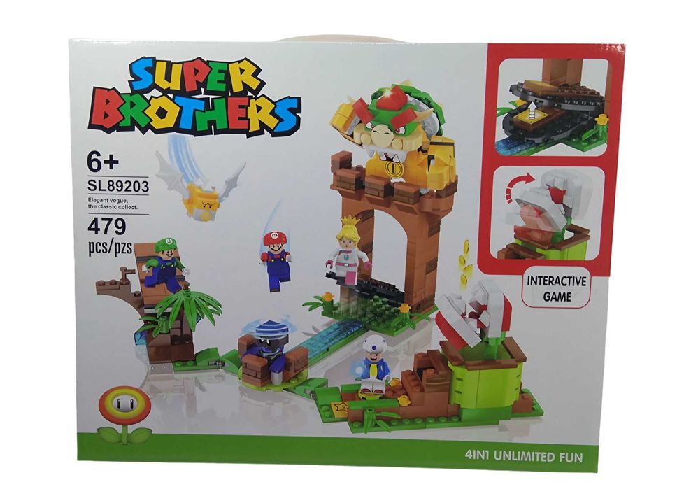 Конструктор Mario Brothers Супер Марио 479 части.