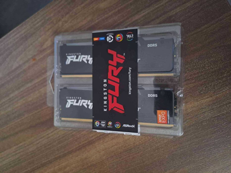 Kingston FURY Beast RGB Black 32GB (2x16GB) DDR5 6000MHz CL36