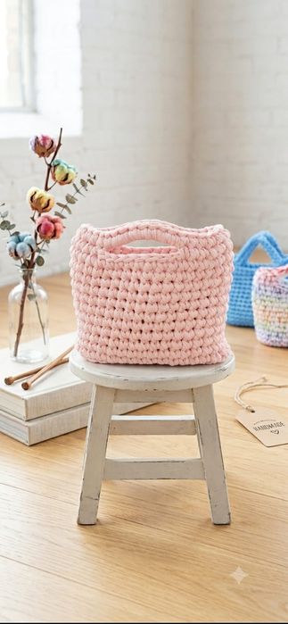 Genți handmade croșetate