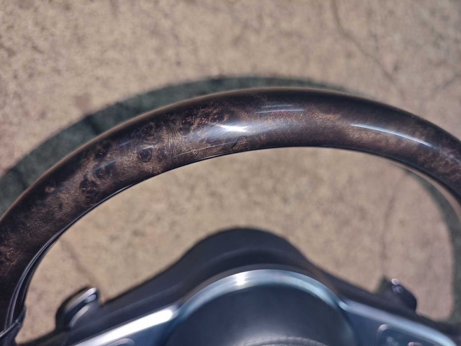 AMG махагонов волан Mercedes W222 Facelift кормило S класа Airbag