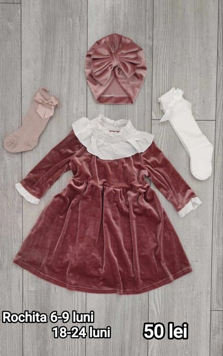 Rochite fetite 6-9,9-12,12-18,18-24 luni