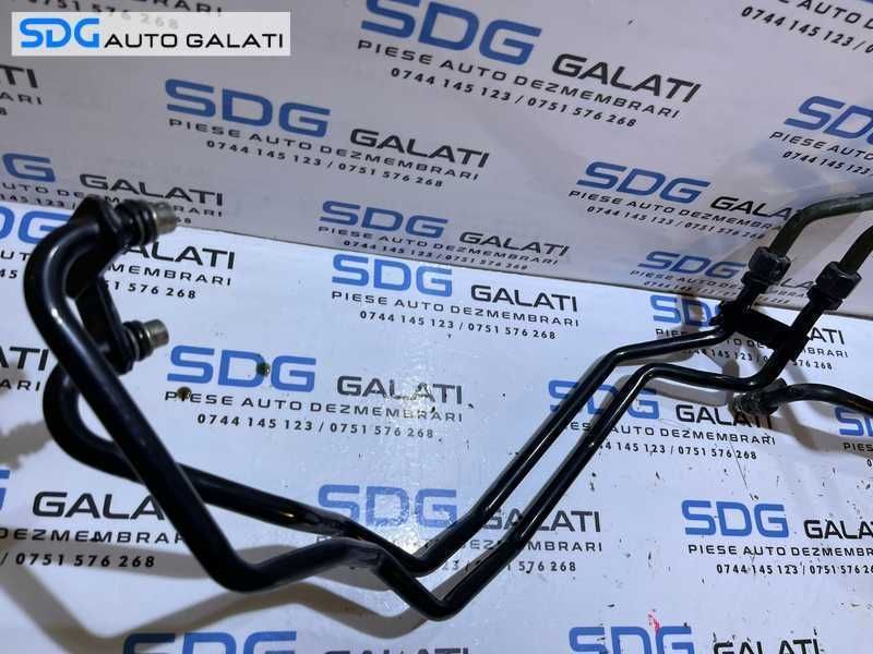 Conducta Conducte Teava Tevi Ulei Lichid Radiator Racire Transmisie Cutie Viteze Automata Audi A4 B5 2.5 TDI V6 1997 - 2001 Cod 4B0317815A 8D0317819M