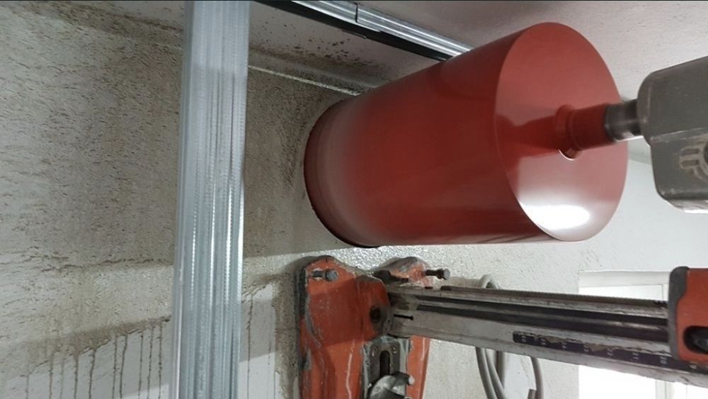 Carotare Diamantată – Gaura Hota, AC, Evacuare Centrale Termice