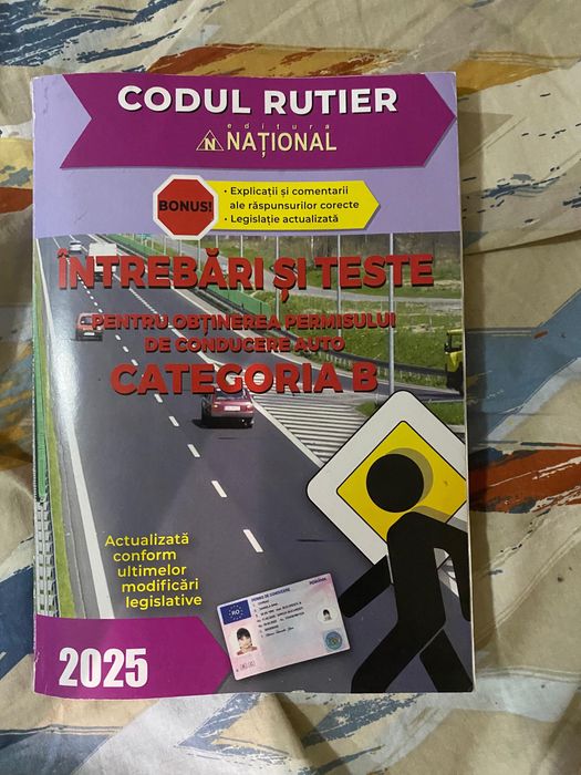 intrebari si teste pt obtinerea permisului de conducere auto cat B