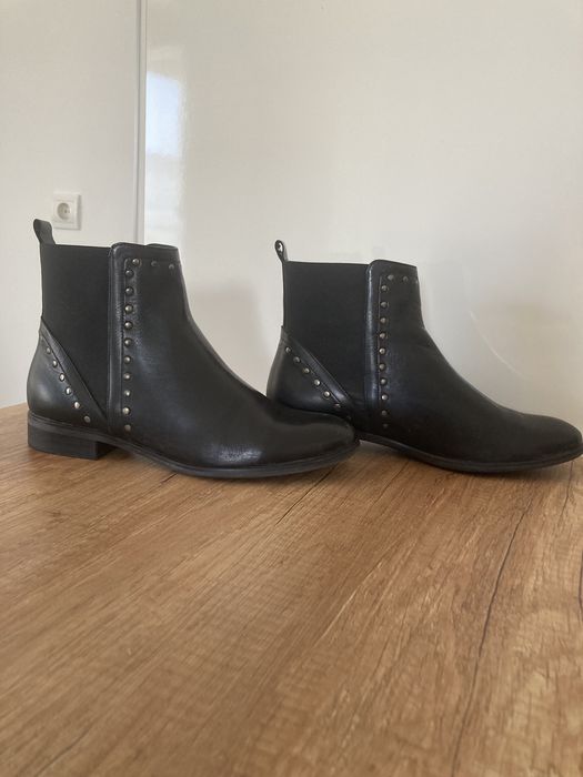 Обувки тип Челси, номер 40,  естествена кожа