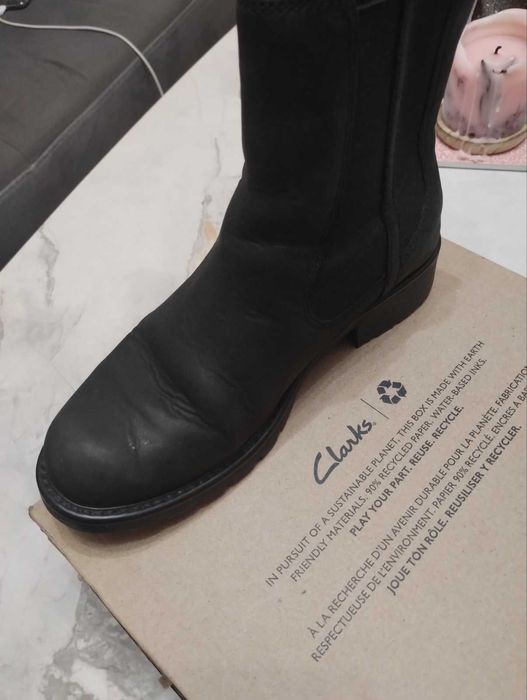 Боти на Кларкс №37 и Ботуши на Ноббис №37