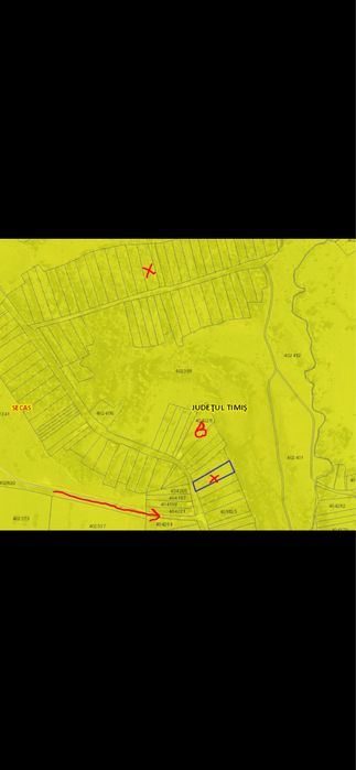 Vand teren intravilan 3550 m 9 euro m2 Vizma Timis