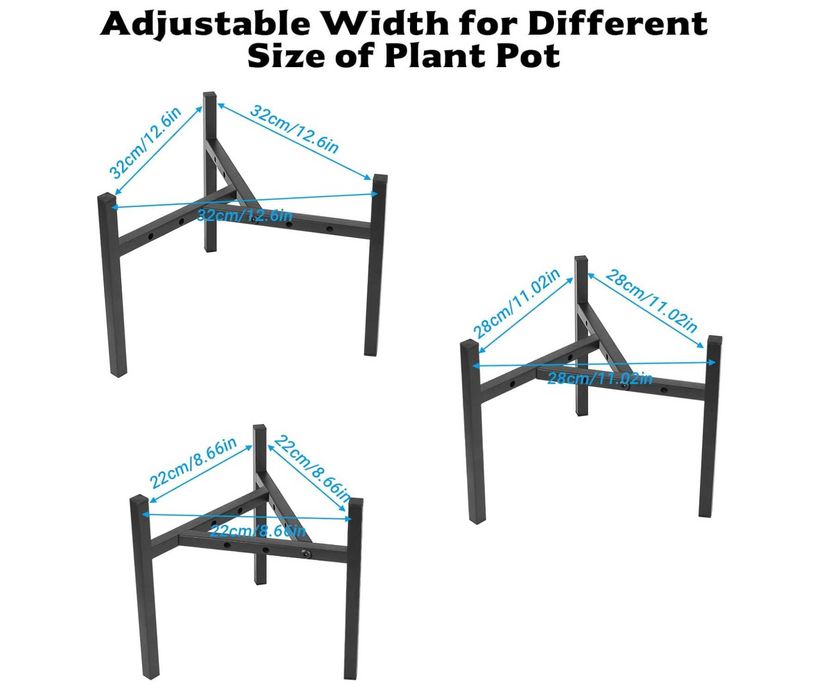 Регулируема стойка за цветя