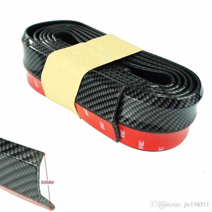 Prelungire bara fata [LIP] din cauciuc – NEGRU sau CARBON