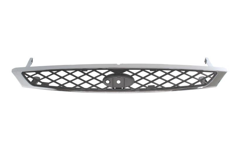Grila radiator Ford Focus, 2002-11.2004, crom/negru, 1211972