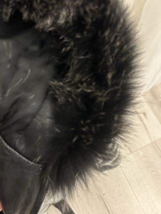 Haina scurta blana Rex Chinchilla cu gluga