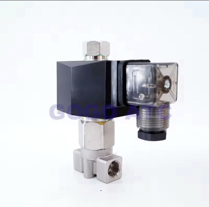 Electrovalva inalta presiune/GOGO/220v/120 bar/50N/NO/normal deschis