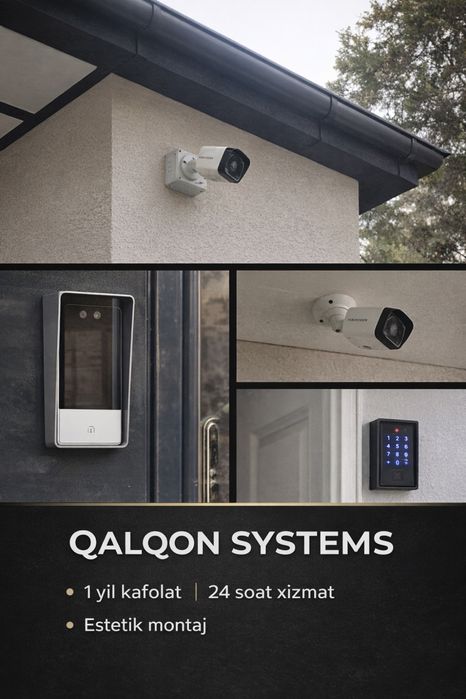 Kamera ornatish 1 yil kafolat 24 soat xizmat Andijon