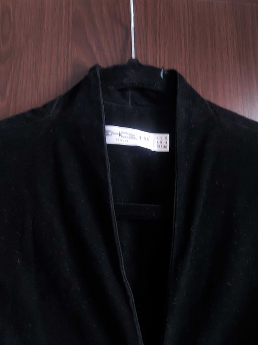 Rochie neagra catifea mărime 36