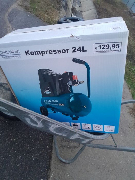 Compresor aer 24 litri   8bari