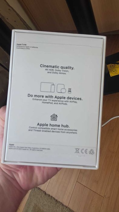 Apple TV 4k WiFi-Ethernet 3/128 Гб