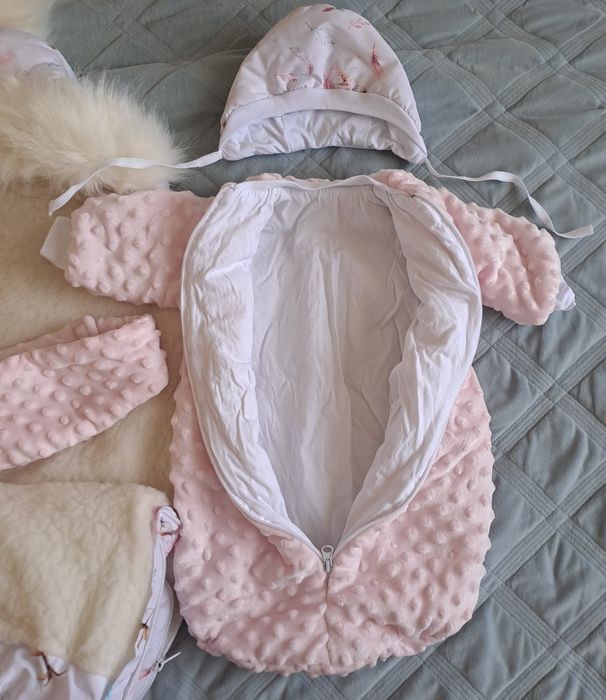 Конверт на выписку зимний для девочки