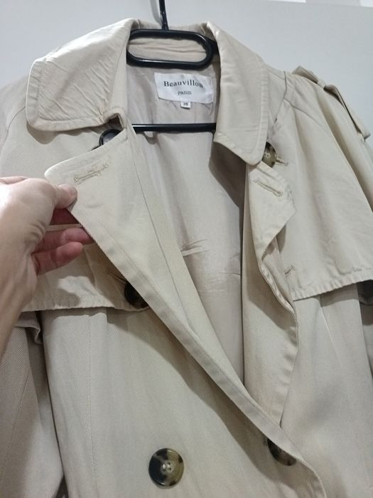 Trench transformabil Beauvillon, cu maneci detasabile