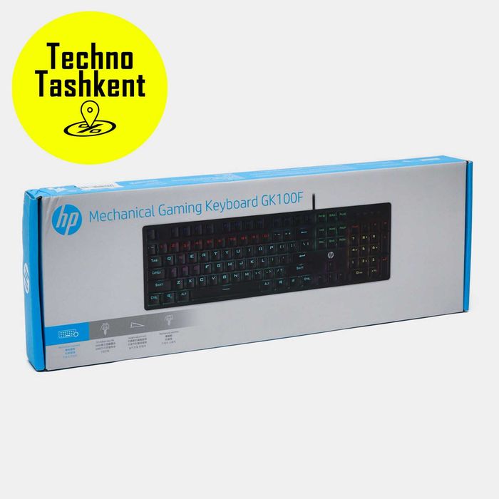 Механическая игровая Клавиатура HP GK100F с RGB подсветкой (Garantiya)