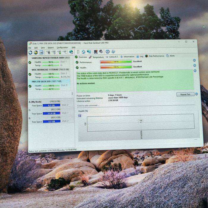 vand ssd 2tb sata3 pny cs900 2.5" foarte putin folosit