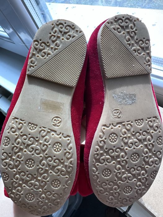 Balerini catifea rosii 25 Friboo