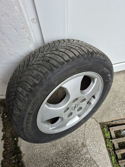 195x60 R15 4 jante cu anvelope M+S Opel Astra G (5 prezoane)