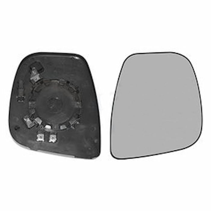 Geam oglinda exterioara Citroen Berlingo, Jumpy/Spacetourer; Opel Combo/Life, Zafira Life; Peugeot Expert/Traveller, Partner/Rifter; Toyota Proace; stanga/dreapta, crom, convexa, incalzire, numai pt oglinzi OE cu detectie unghi mort