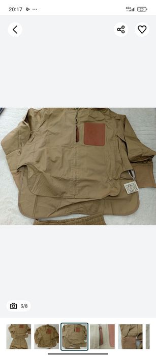 Set pantaloni bluza cu fermoar loewe