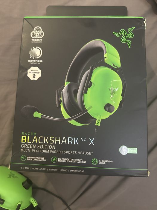 Caști cu fir gaming razer blackshark v2 x