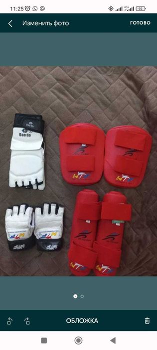 Щитки на тэквандо