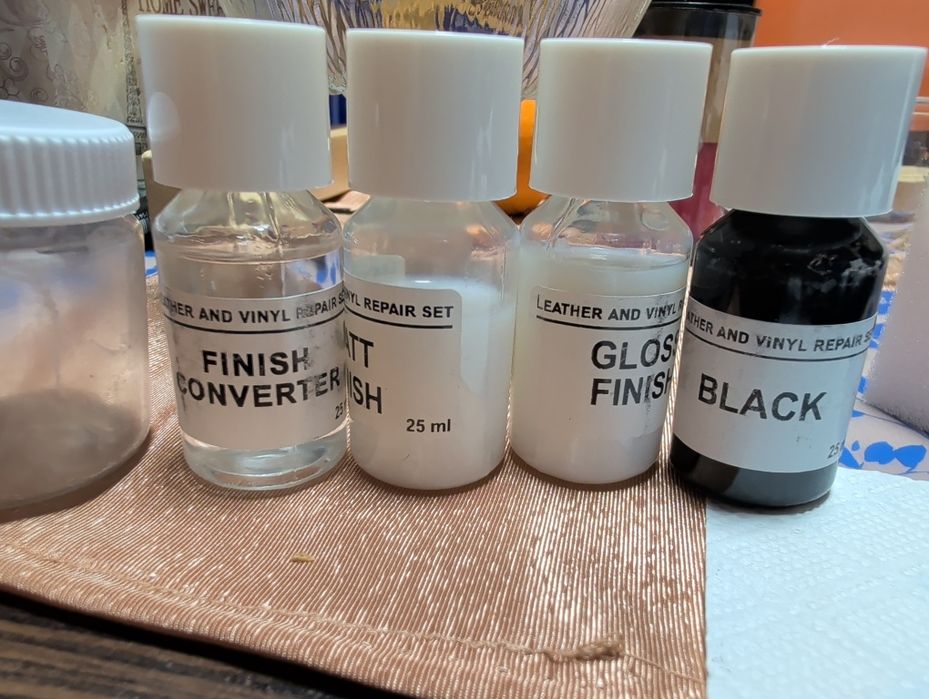 Kit restaurare volan Avtorenovacia, vopsea volan negru, reparare volan