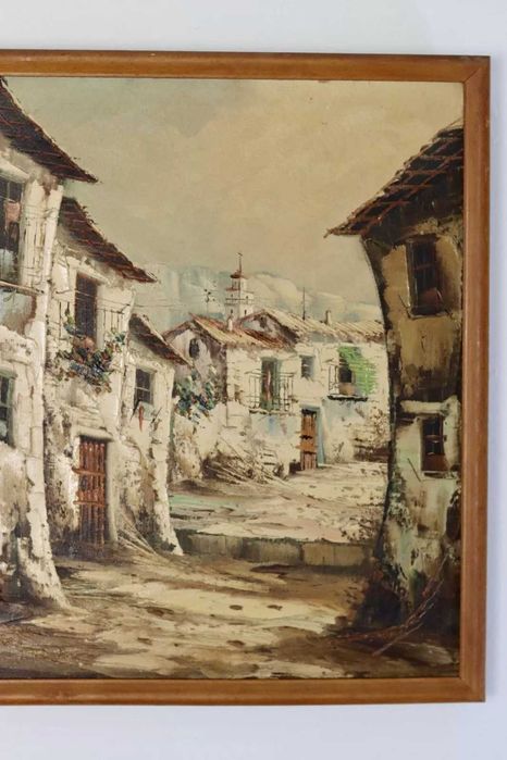 Четири Стари картини от автор с подпис