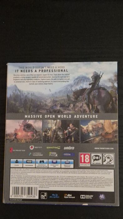 Joc PS4 THE WITCHER - WILD HUNT în stare excelenta