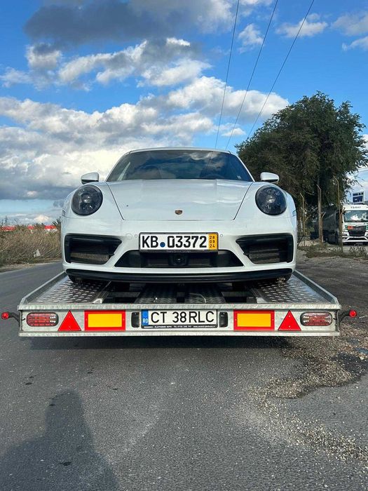 Transport auto pe platforma in Europa