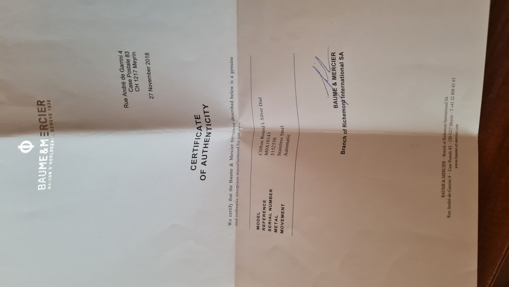 Механичен часовник Baume & Mercier Clifton