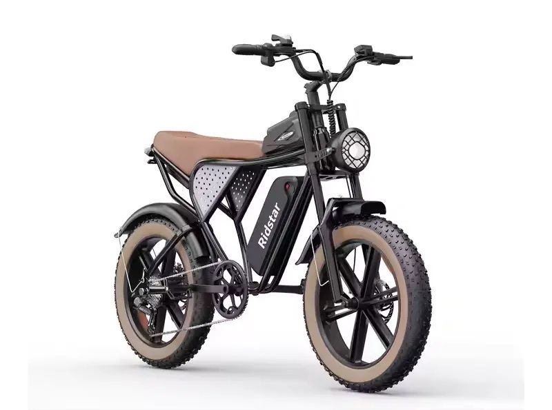 В ПЕРФЕКТНО СЪСТОЯНИЕ електрически велосипед Ridstar Q20