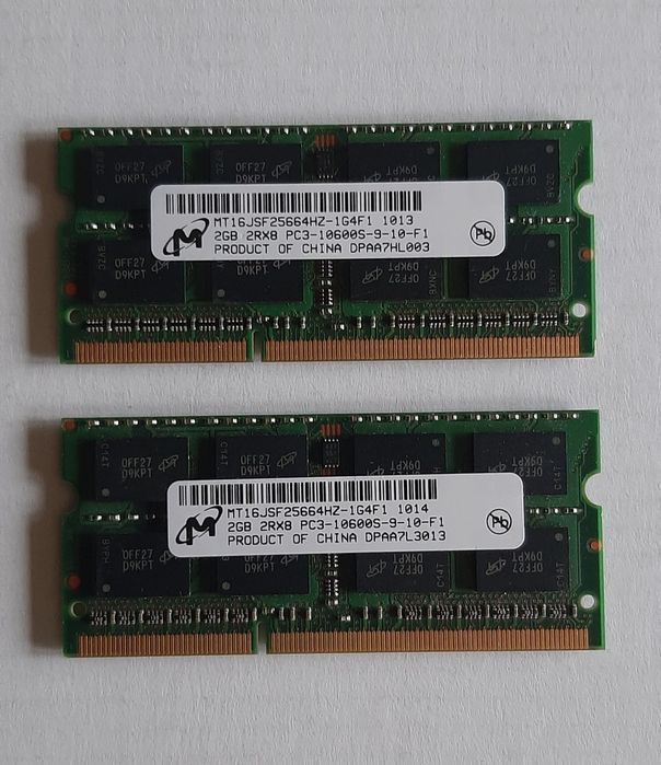 Memori RAM 16GB PC3 - 10600R Server / PC3-10600S Laptop