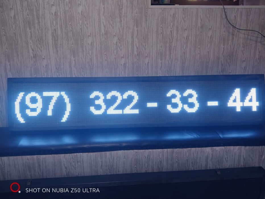 Бегущая строка led ekran sotiladi arzonga bervoraman 210$ kelishiladi