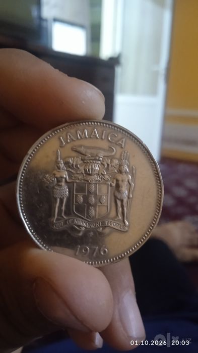 Монеты  JAMAICA 1976