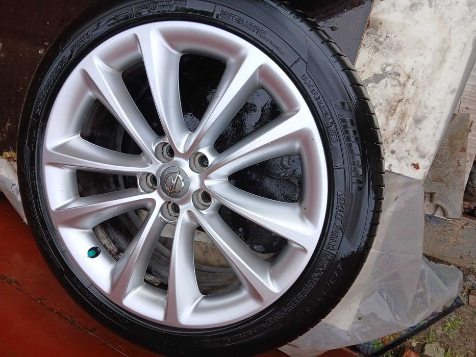 Set Jante Originale Opel Astra J 18" + Anvelope Vară Landsail (DOT 0123)