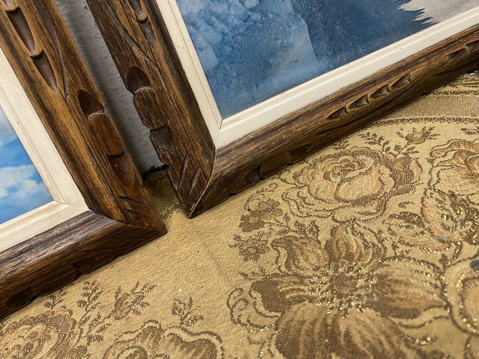 Френски резбовани рамки от дъб