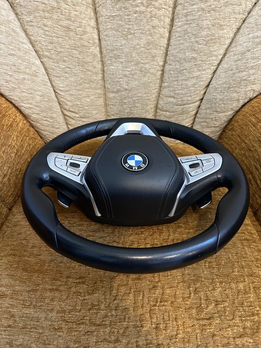 Volan + Airbag BMW Seria 5 6 7 G30 G31 G32 G11 G12, Incalzire / Padele