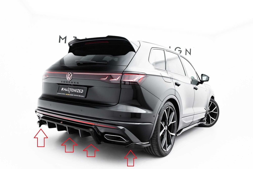 Prelugire bara spate Volkswagen Touareg R-Line Mk3 2023- v5 - Maxton