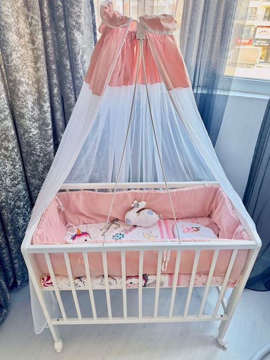 Дървена кошара next to me 2в1